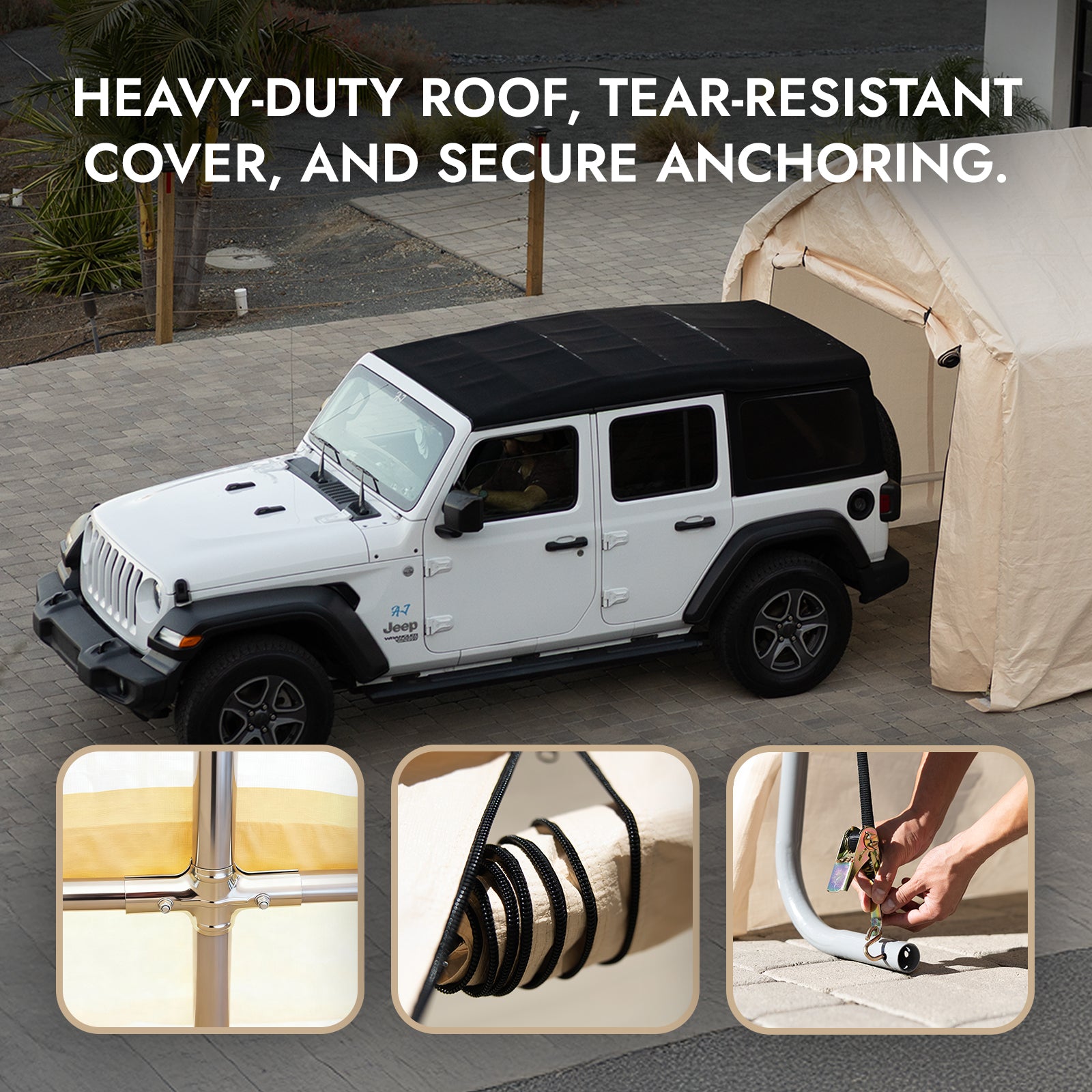 10 ft. x 17 ft. Portable Garage