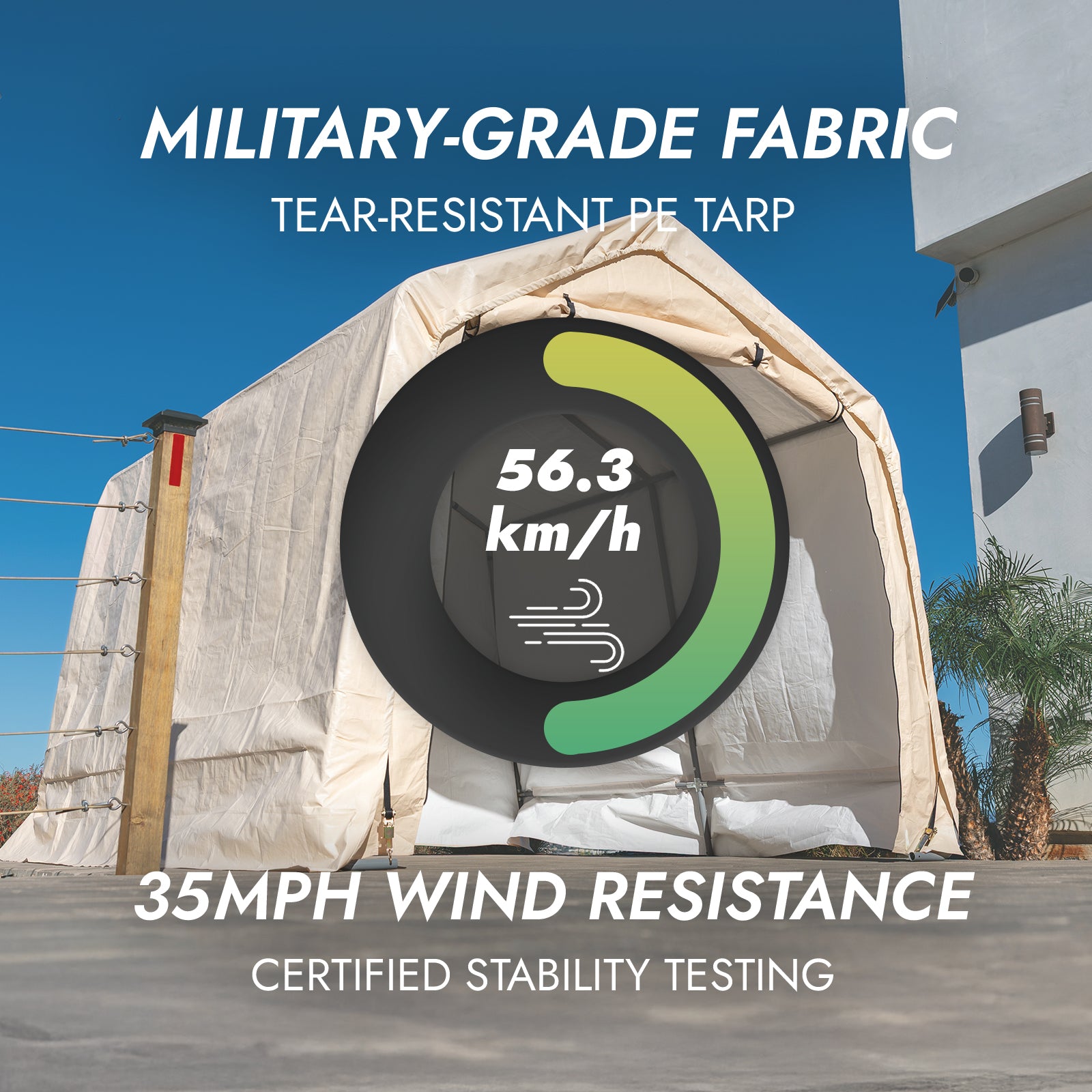 10 ft. x 17 ft. Portable Garage