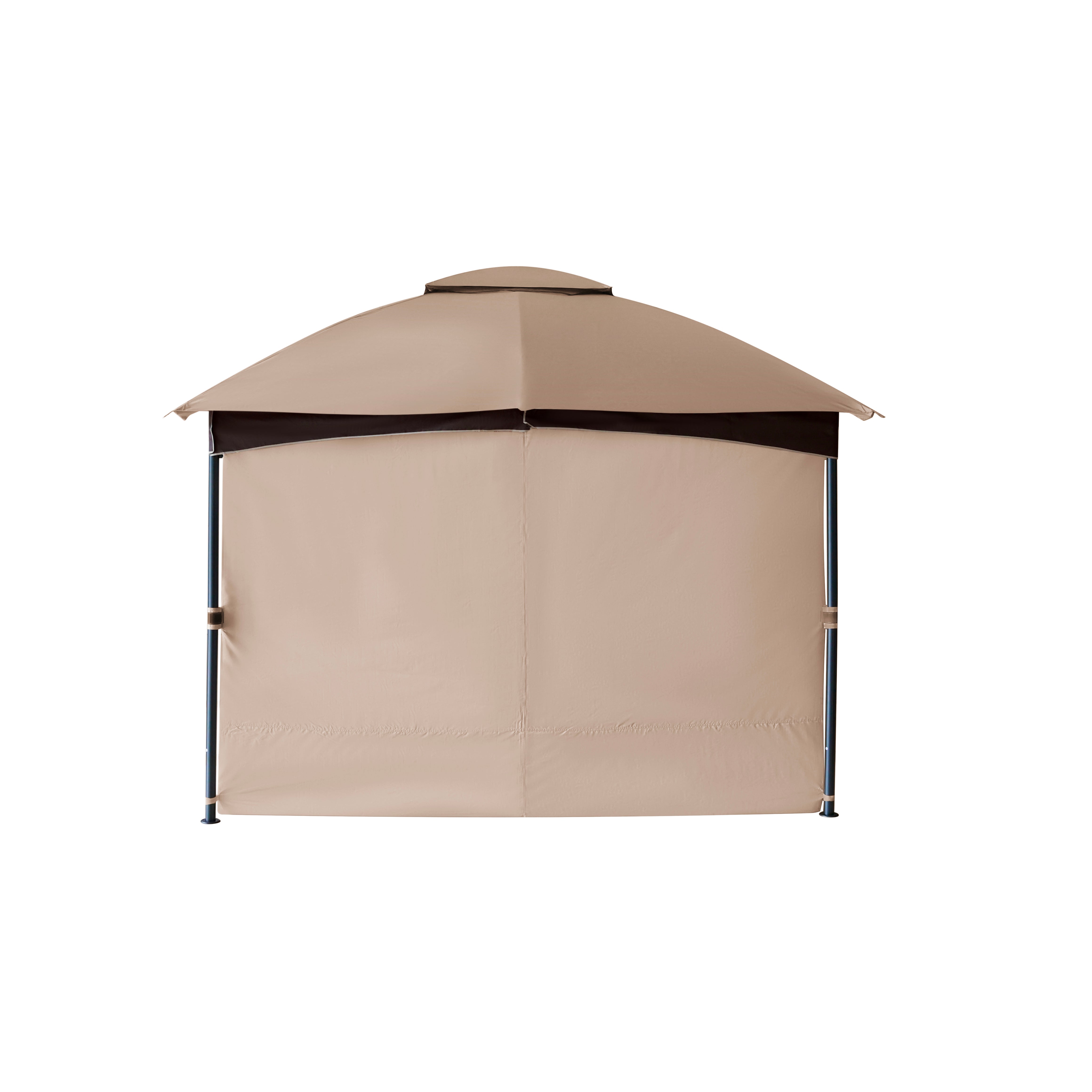 10 ft. x 12 ft. Patio Gazebo with Church Windows & Curtains