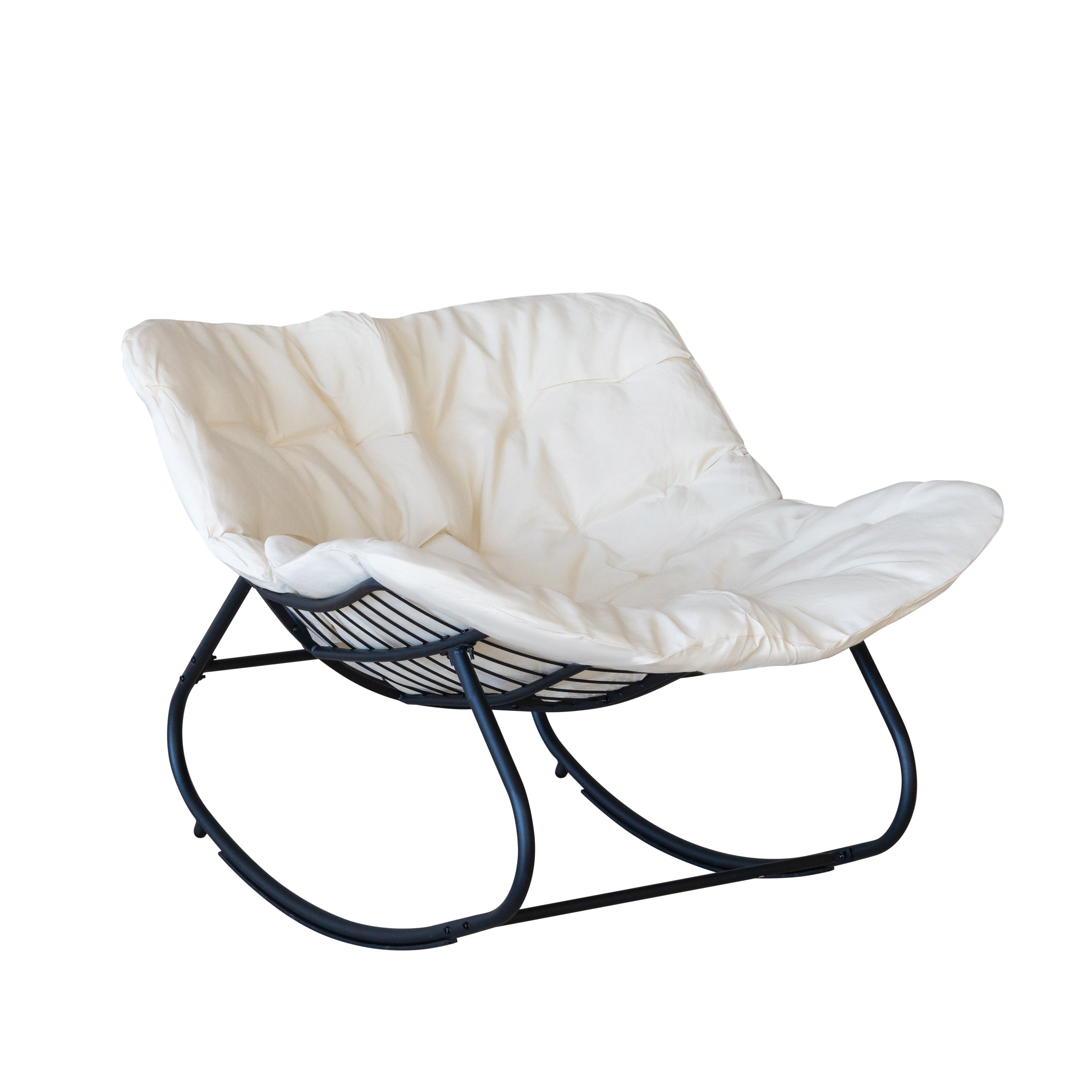 Multi-Purpose Papasan Rocking Chair
