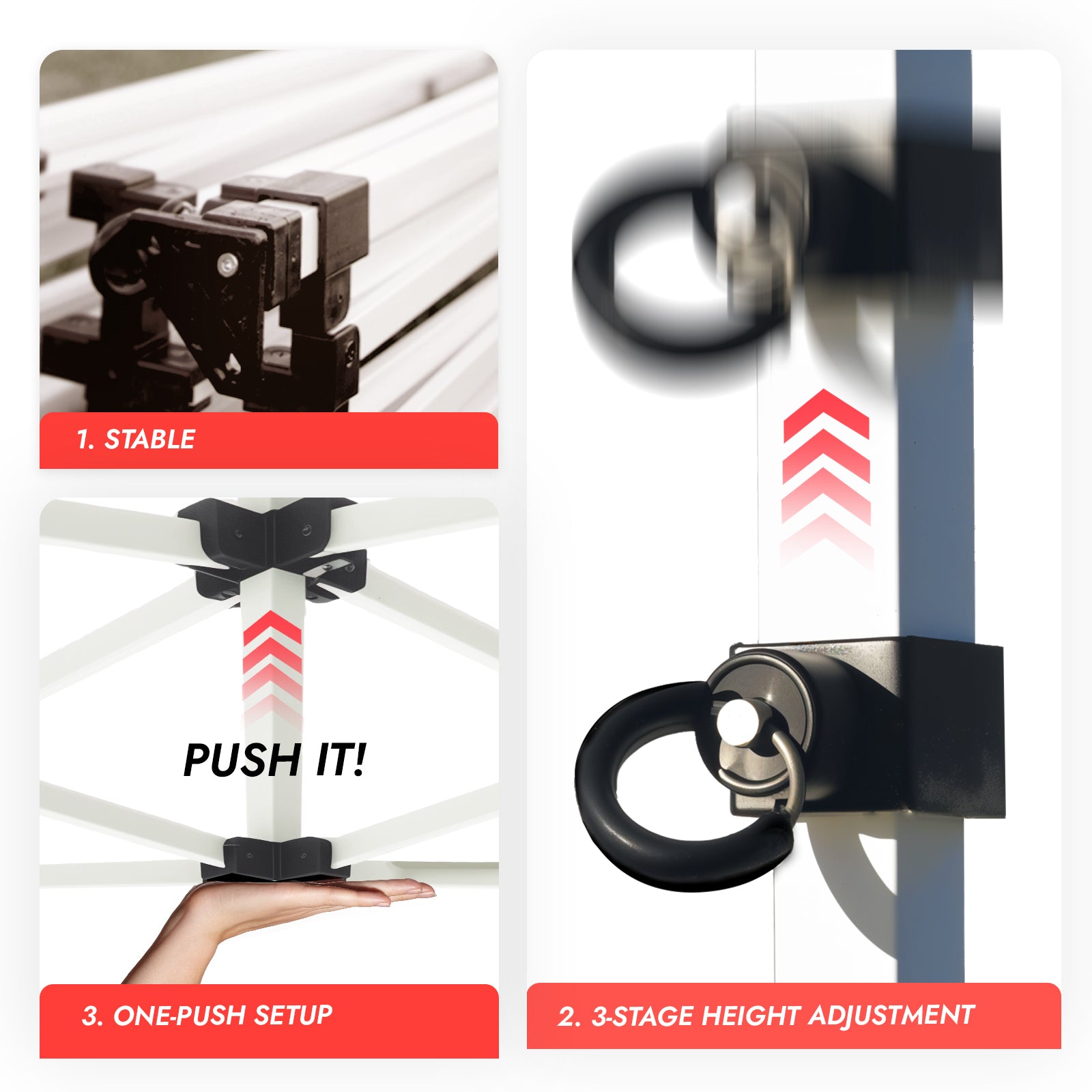 10 ft. x 10 ft. Heavy-Duty Straight-Leg Pop-Up Canopy