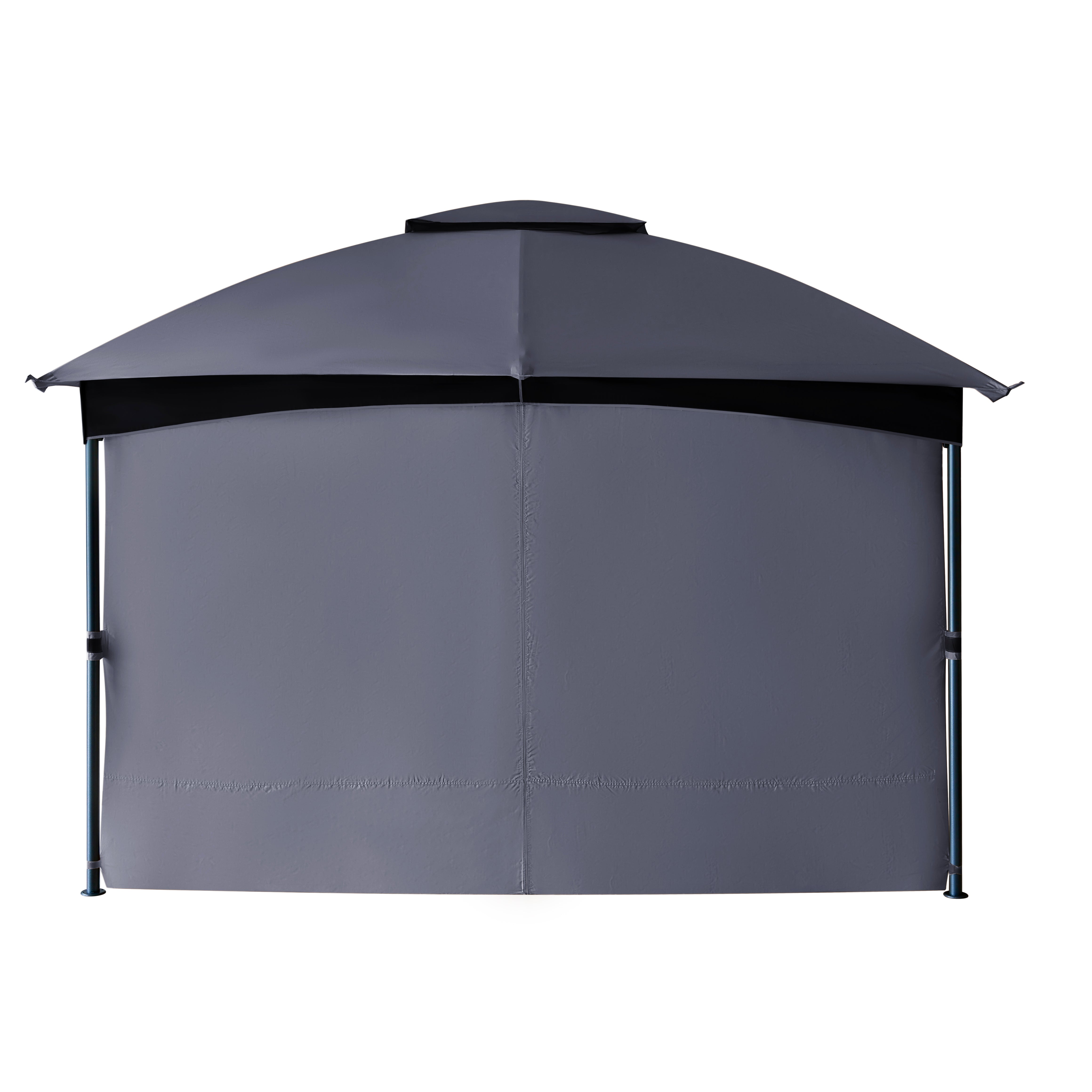 10 ft. x 12 ft. Patio Gazebo with Church Windows & Curtains