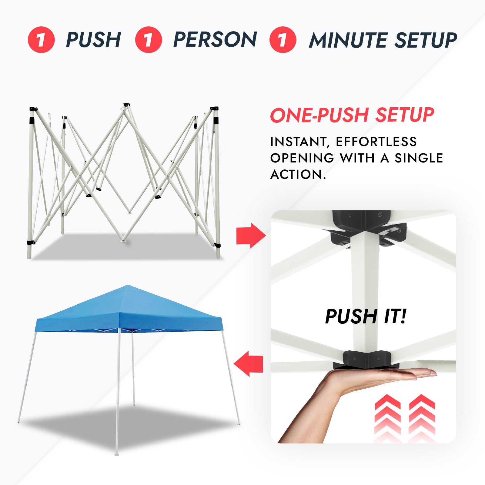 10 ft. x 10 ft. Slant-Leg Pop-Up Canopy