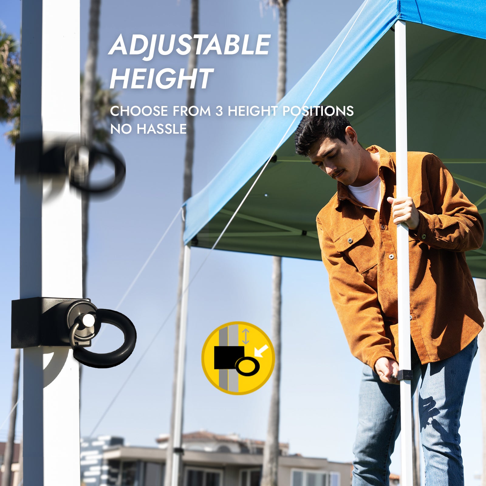 10 ft. x 10 ft. Straight-Leg Pop-Up Canopy