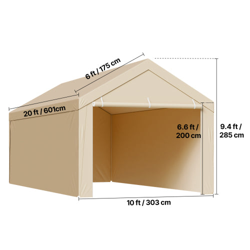 10 ft. x 20 ft. Portable Garage